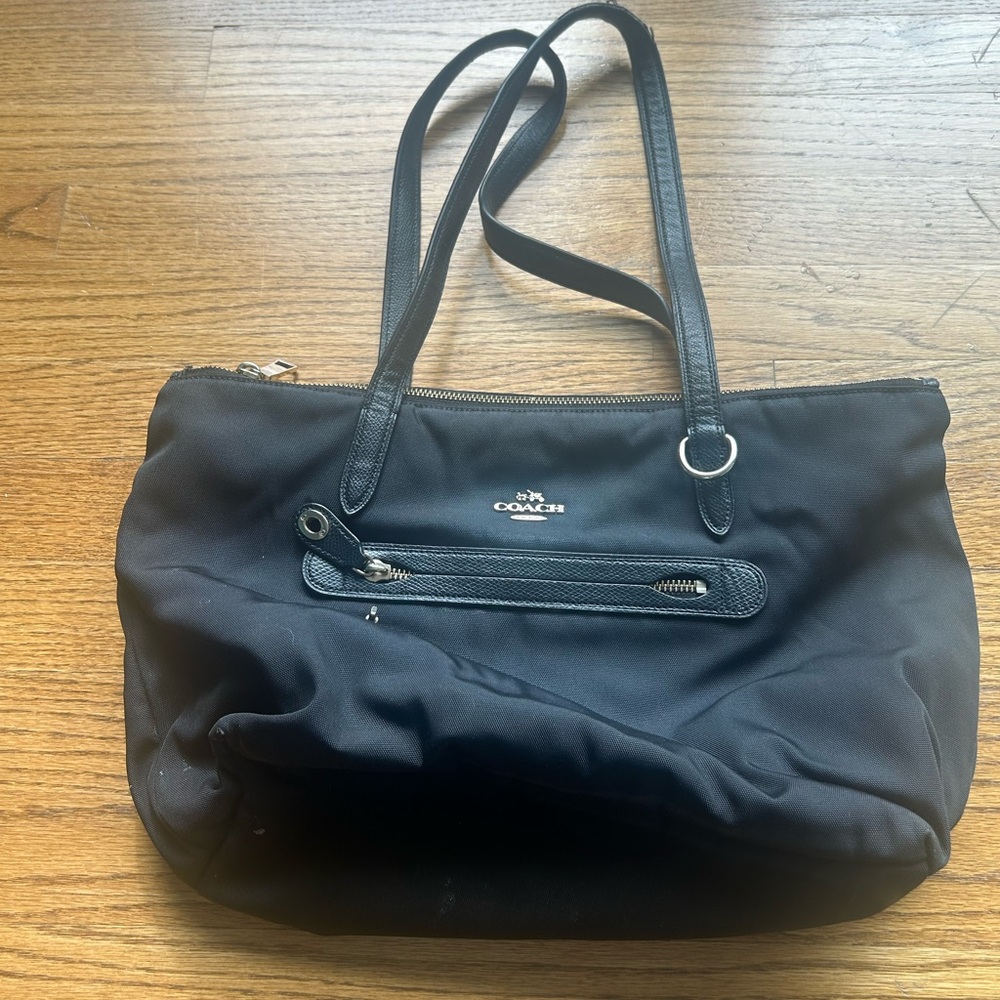 Coach Black Tote Bag